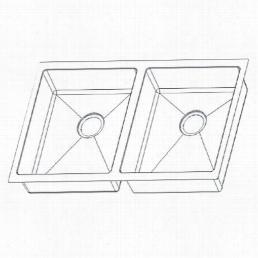 Wells Sinware Ssu3018-45 Speciality 29-3/8"" X 17-9/16" ;" X 4-1/z"" Double-bowl Topmount Stainless Steel Sink