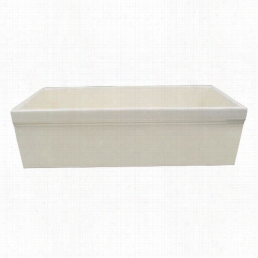 Whitehaus Whq536 Farmhaus Fireclay Larg Quatro Alcove Reversible Fireclay Sinks