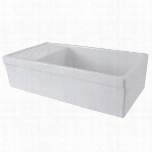 Barclay Fs Sdr1008 Inez 36"" Single Bowl Agriculturist Sink With Drainb Oard