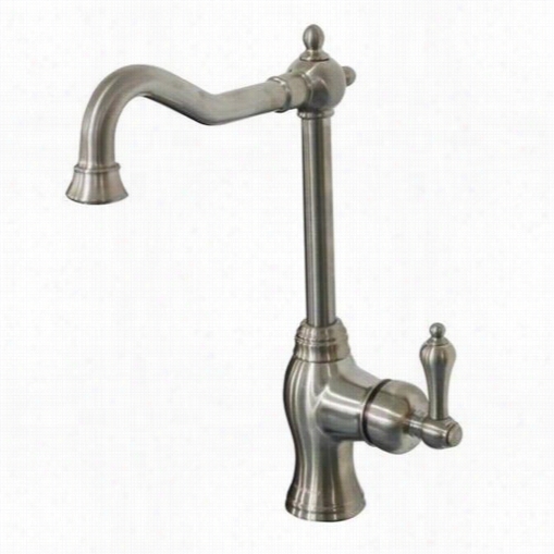 Belle Foret Ss-whus576 S Ingle Handle  Bar Faucet In Stainess Steel