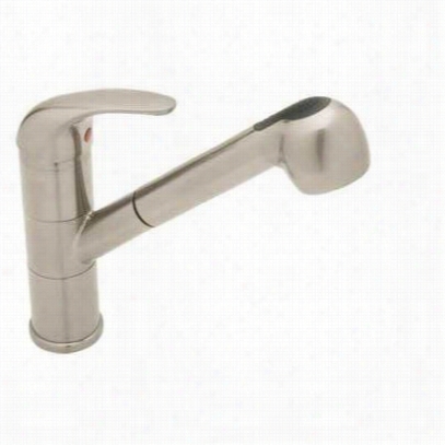 Blanco 440522 Torino Single Handle Kitchen Faucet Satin Nickel