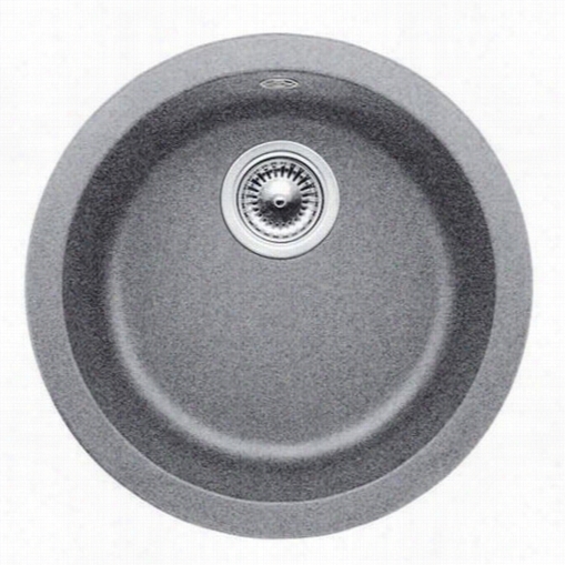 Blanco 513382 Rondo Metallic Gray Silgranit Round Bar Sink