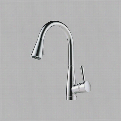 Brizo 63070lf-pc Venuto Single Handle Pul Down Kitchen Faucet In Crhome