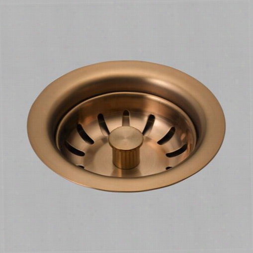 Brizo 72100-b  Venuto Kitchen Sink Flange And Strainer In Brushed Bronze Brilliance