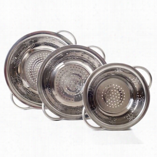 Chef Buddy 75-0l35 3 Piece Colander Set