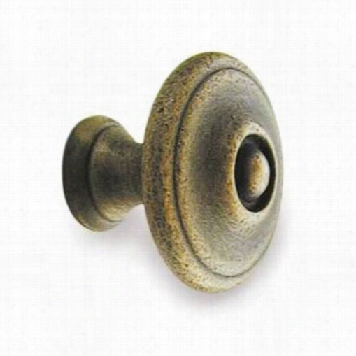 Colonial Bronze 671 1-3/8"" Solid Brass Cabinet Knob