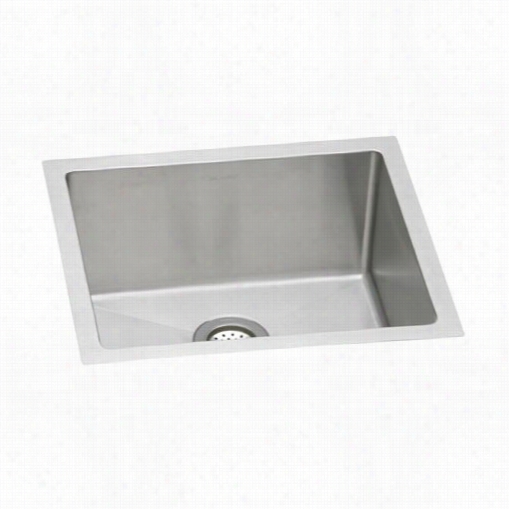 Elkay Plafru191610 Pursuit 21-1/2"" Underm Ount Single Bowl Basin Sink