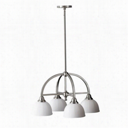 Feise F2582/4bs Perry 4 Light Kitchen Chandelier In Brushed Stee L