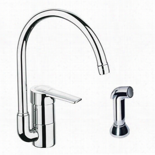 Grohe 33980 Eurostyle Kitchen Deck Faucet With Sprayer