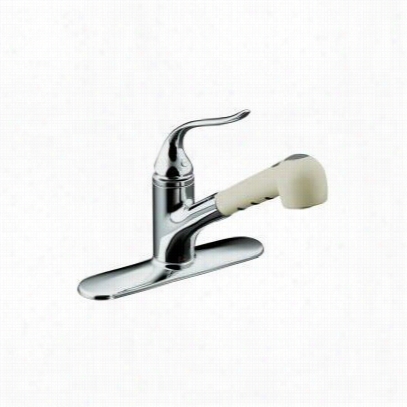 Kohler K-15160ap-cpp Coralais  Single Control Pullout Twig Kitchen Sink Faucet