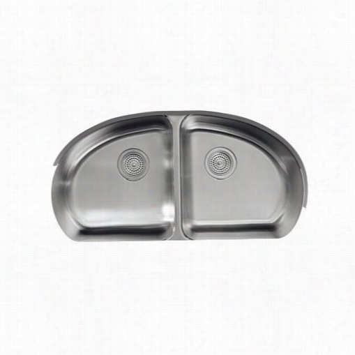 Kohler K-3148-na Undertone Double Equal Undercounter Stainlless Steel Kitchne Sink