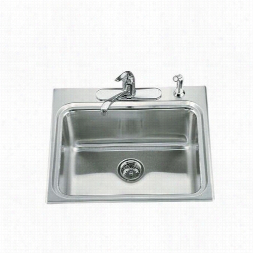 Kohler K-2206-na Ballad Se Lf Rimming Utility Sink