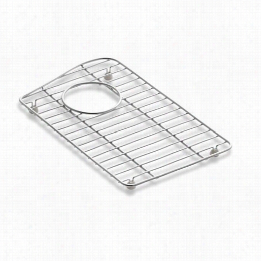 Kohler K-6162-st Lawnfield 15-1/2"" X 9-/16&quo;t" Bottom Right Basin Rack In Stainless Seeel