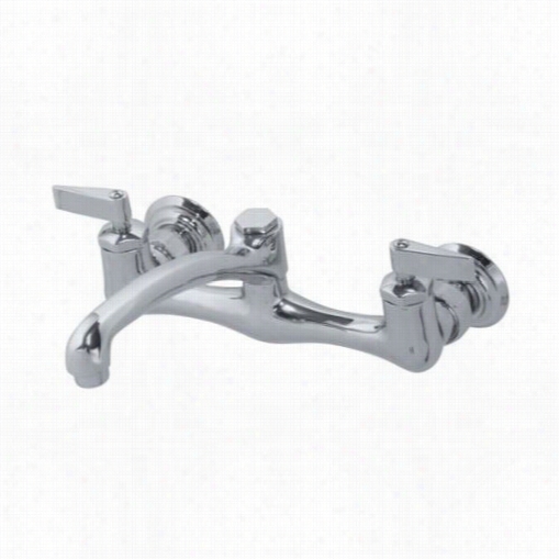 Kohler K-7853-c P Clearwater Sink Suply Fucet Polished Chrome With 8"" Spout Reach