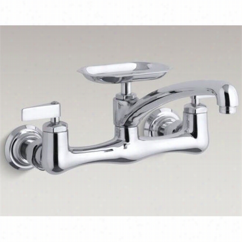 Kohler K-7855-4 Clearwater Sink Supply Faucet With 8"" Pout Reach