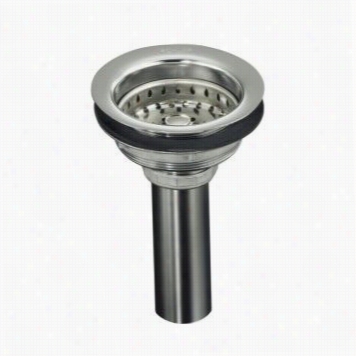 Kohler K-8813 Polished Chrome Sink Strainer Upon Tailpiece