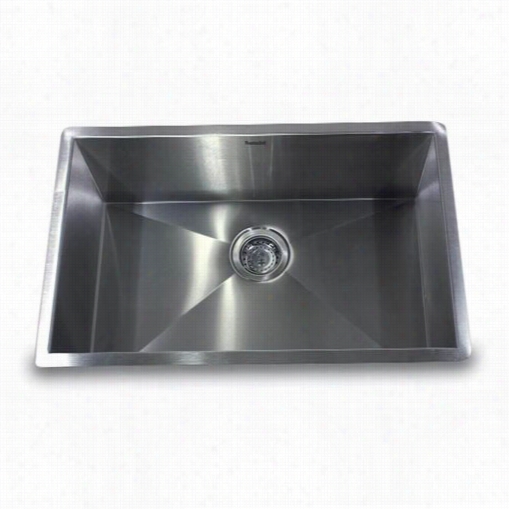 Nantucket Sinks Sr3618-16 Pro Series 36&qut;" Oversized Large Rectangle Single Bowl Undermount Small Radius Corners Stainless St Eel Kitchen Sink