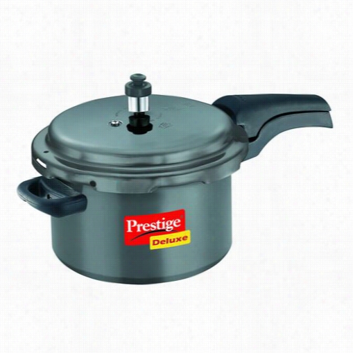 Prestige Prha5 5-liters Deluxe Hard Anodized Black Colof Affliction Cooker