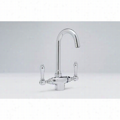 Rohl A1667 Country Pure Hole C Spout Bar Faucet