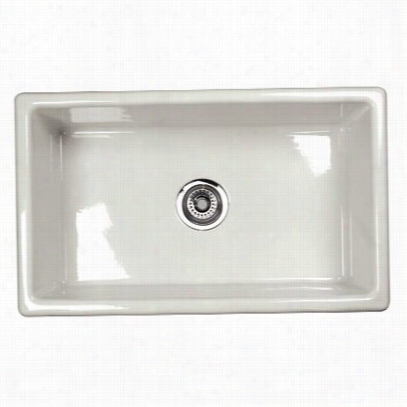 Rohl Um3018 Shaws C Lasssic 30"" Singlee Bowl Undermount Frieclay Kitchen Sink