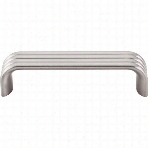 Top Knobs Tk262bsn Mo Dern Deco 3-3/4"" Cc Tear In Brushed Satin Nickel