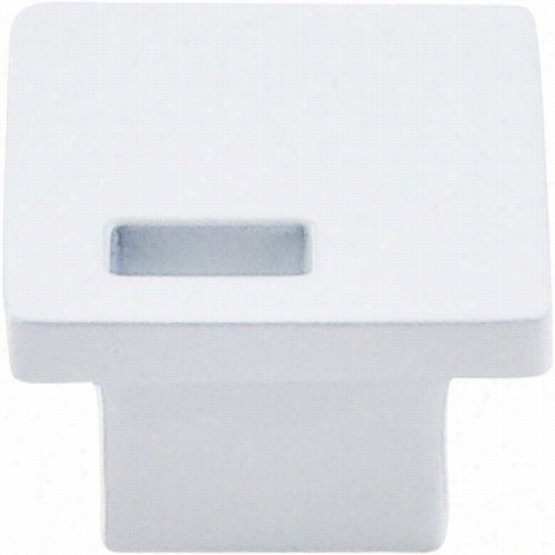 Top Knobs Tk269wht Modern Metro 1-1/4"" Cc Slot Knob In White