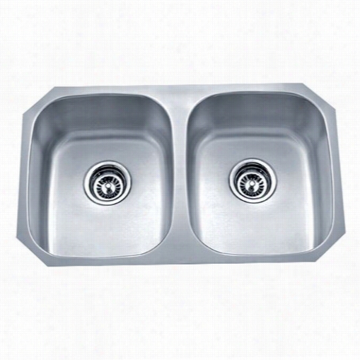 Wells Sinkware Ssu3018-88-1 Speciality 29-1/8"" X 118-1/8"" X 8"" Doobule-bowl Topmount Stainless Steel Sink Kit