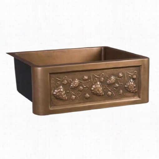 Barclay Fscsb3070-sac Concord 33"" Farmer Sink In  Unruffled Antique Copper