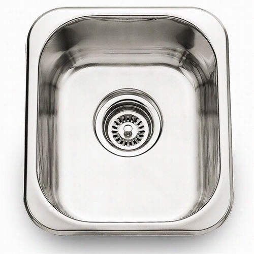 Barclay Psssb2044-ss Pamela 15q&uot;" Rectangular Drop-in Prep Sink Ni Stainless Steel