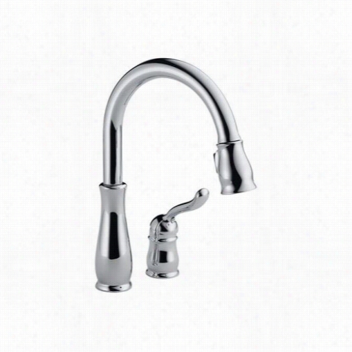 Delta 978-dst Leland 1 Handle Pullout Spray Kitche Faucet In Chrome