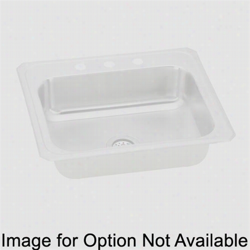 Elkay Cr3122mr2 Celebrity 31&quott;" Top Mount Single Bowl 2 Hole Stianlessssteel Sink