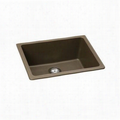 Elkay Elgu2522mc0 Gourmett 25"&quott; Undermount Singgle Bowl Granite Sink Mocha