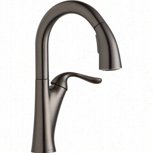 Elkay Lk Ha4032 Harmony Pullout Spray Single Handl Ebar Faucet