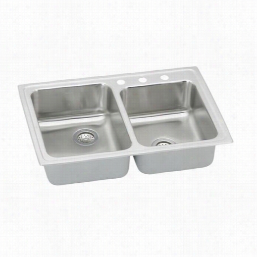 Elkay Psrq250 Pacemaker Double Bowl Sink With Quick Clip Mouhting System