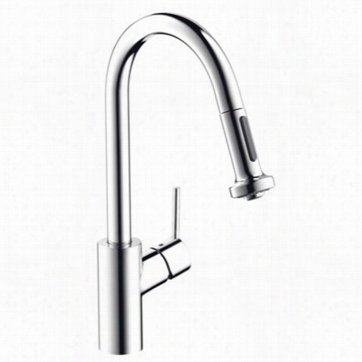 Hansgfhe 1 4877 Talis S Hhigharv Kitchen Faucet With Pull Low 2 Sprsyer