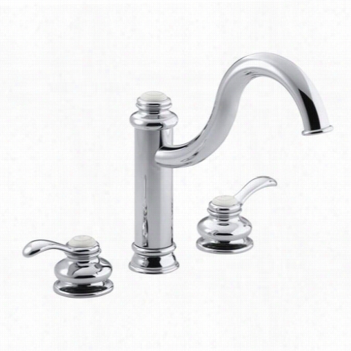 Kohler K-12230 Fairfax High Spout Kittchen Sink Faucet With Lever H Andles