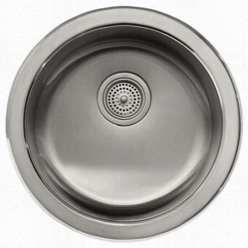 Kohler K-3341-na Undertone Lyric Undercounter Self Rimming Kitchen Sink With Circular Basin