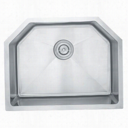 Kraus Khu122-23 23"&qquot; Undermount Sing Le Bowl 16 Gauge Stainless Steel Kitchen Sink