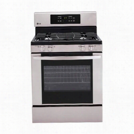 Lg Lrg3021st 5.4 Cu.ft. Gas Single Oven Range Wit 4 Burners