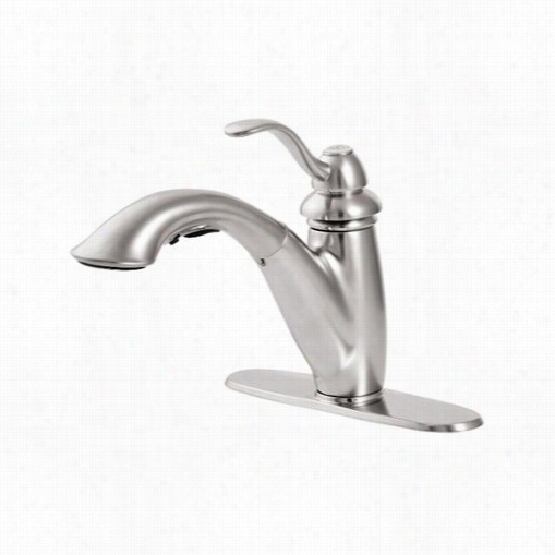 Pfister Gt532-7ss Marielle Pullout Kitchen Faucet In Stainless Steel