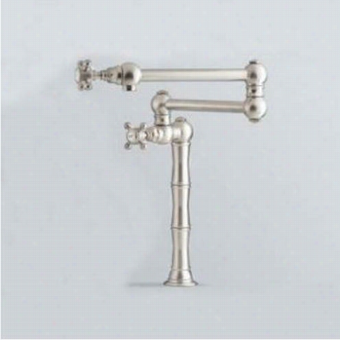 Rohl A1452xm Country Kitchen Deck Or Island Mounted Swing Fortify Pot Filler Through  Cross Hsndles