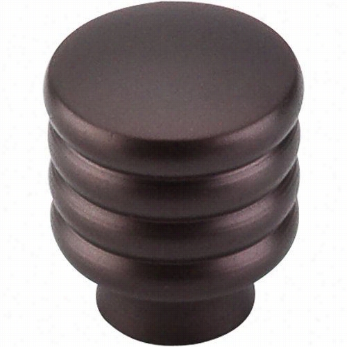 Top Knobs Tk265orb Modern Deeco 1""w Knob In Oil Rubbed Bronze