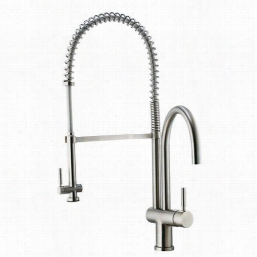 Vigo Vg02006st Pull Down Foam Kitchen Faucet In Stainless Steel