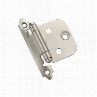 Amerock Cm7139-g10 Closi Ng Face Mount Hinges With Pads And Screws I Nsatin Nickel