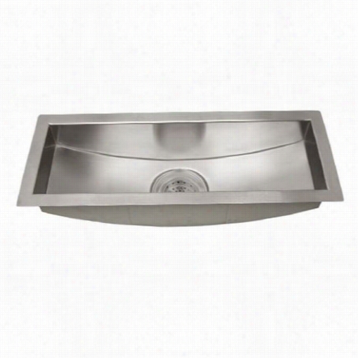 Barclay Psssb2100-ss Vedette 22"" Sloped Bottom Pfep Sink In Stainless Steel