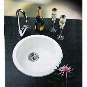 Blanco 511631 Rondo Single Bowl Silgra Nit Ii Bar Sink In White