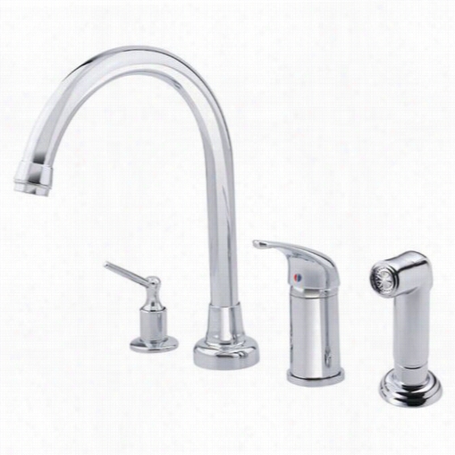 Danze D409012 Melrose Hise Rise Spout Faucet With Spray