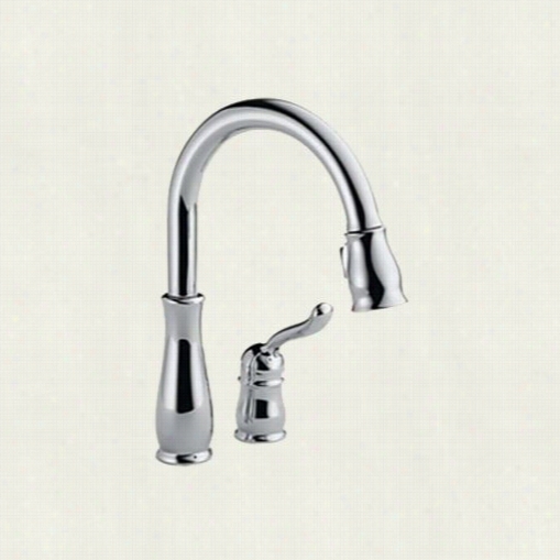 Delta 978-we-dst Leland 1 Handle Pulldown Kitchen Faucet In Chrome