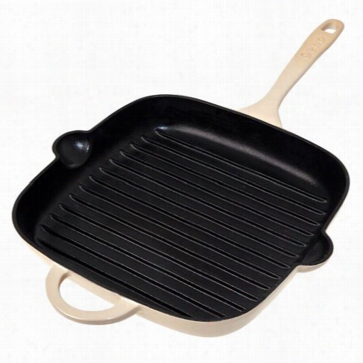 Denby Cib-521 Cook Barley Castiron 10"" Griddle Pan