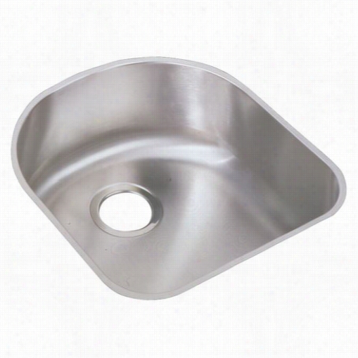 Elkay Eluh1716 Lustertone Single Bowl Undermount Sink With Reveal